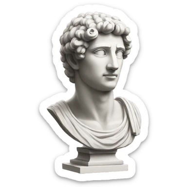 statue of the ancient world likes sticker