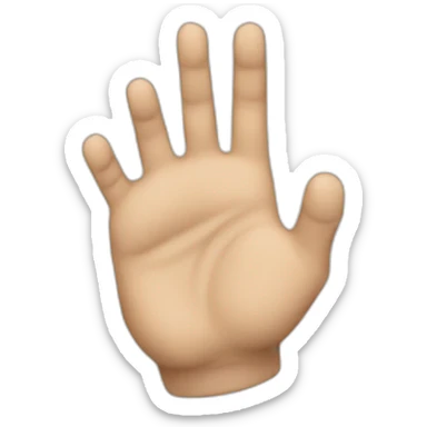 Powerfull hand sticker