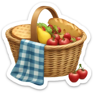 picnic basket sticker