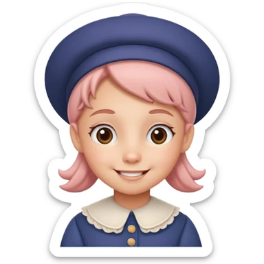 little to peep Nursery Rhyme Character sticker