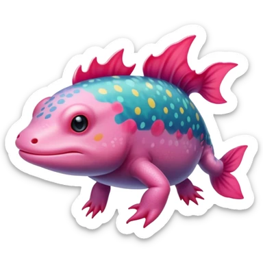 Axolotle sticker