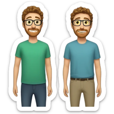jake and amir sticker
