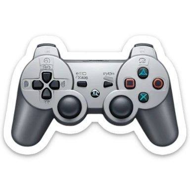 Playstation 2 gaming controller sticker