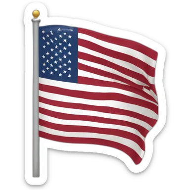 us flag sticker