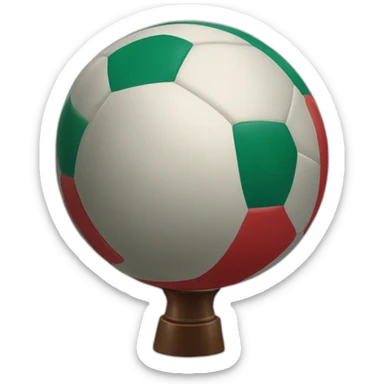 Ballon de rugby sticker