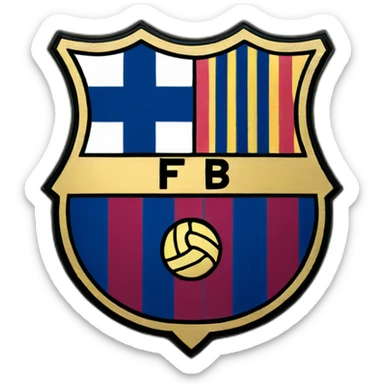Barca logo sticker