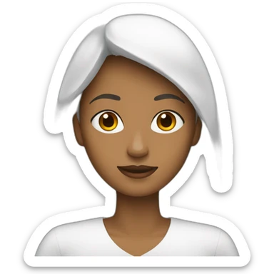 Une femme voilée sticker