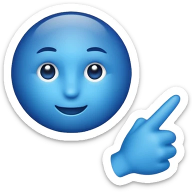 Create a emoji of realistic Instagram blue tick sticker