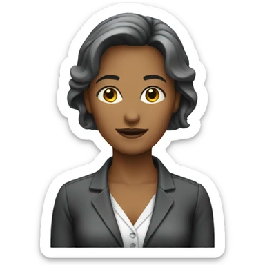secretary (woman) sticker