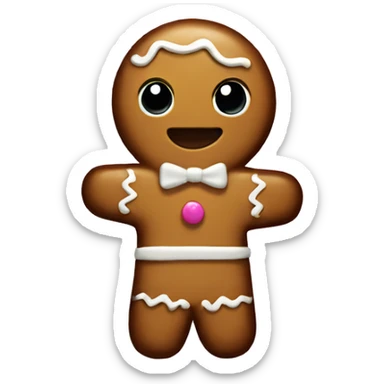 gingerbread sticker