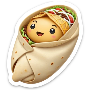 burrito sticker