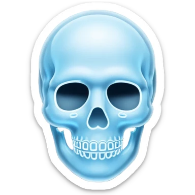 3D render of Chalk Outline, forensic investigation aesthetic, sterile clinical lighting, cool blue undertones, sharp high-contrast details, professional clean look. sticker