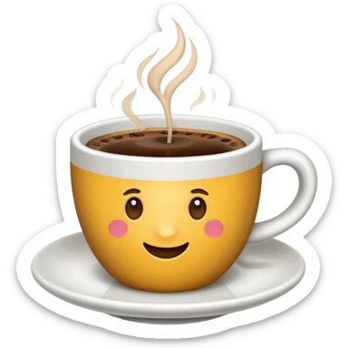 Una tazzina di caffè  sticker