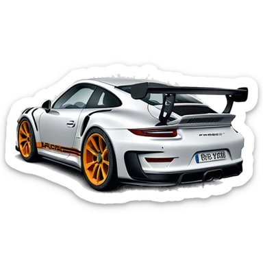 ￼ Porsche 911 gt3 rs￼ sticker