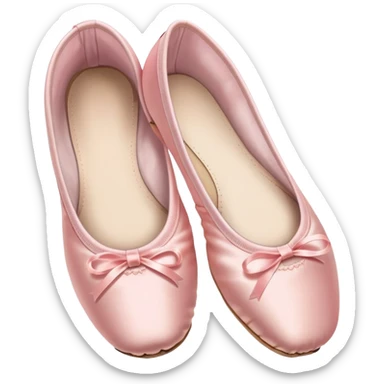 Ballet shoes in pink  sticker