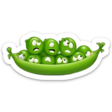peas in a pod sticker