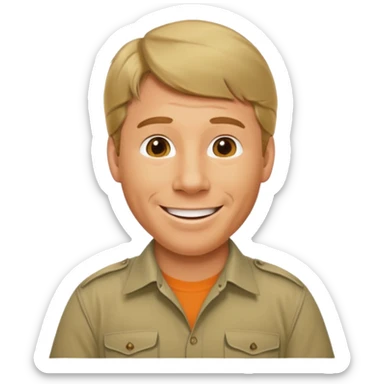 steve irwin sticker