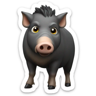  a boar in halifax town sticker