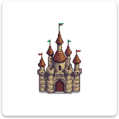 A big castle sticker