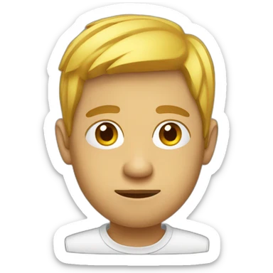 Emoji fatigué sticker