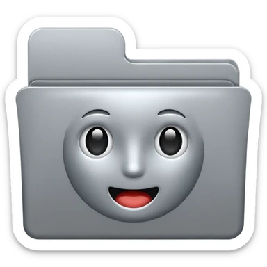 carpeta de windos sin cara sticker