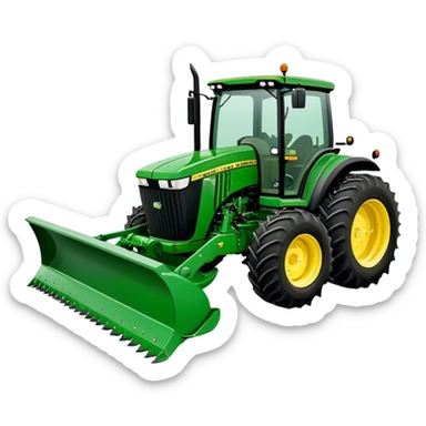 Plow - John Deere 644 (Model Year: 2022) (Iconic colour: Green) sticker