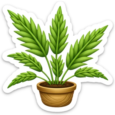 rye plant sticker