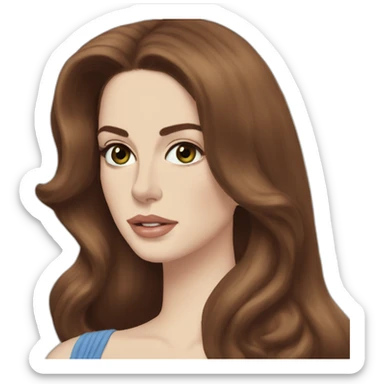 Cute lana-del-rey sticker