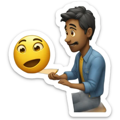 albator doing math sticker