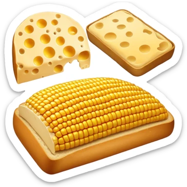 corn cheese and bread sticker