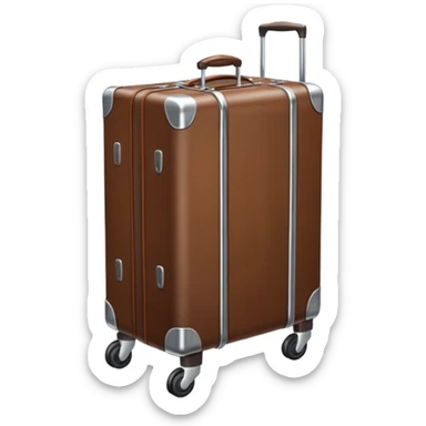 hotel luggage trolley sticker