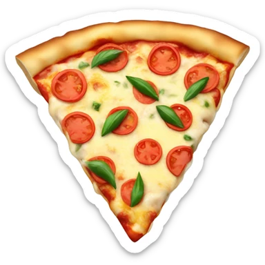 pizza margherita with pineapple sticker