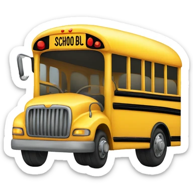 School bus sticker