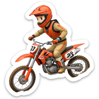 Motocross sticker