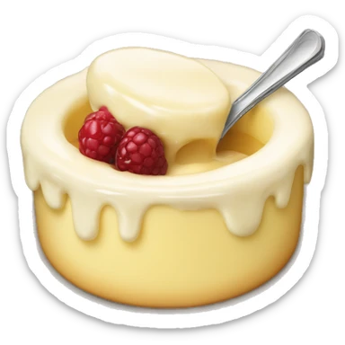Crème anglaise sticker