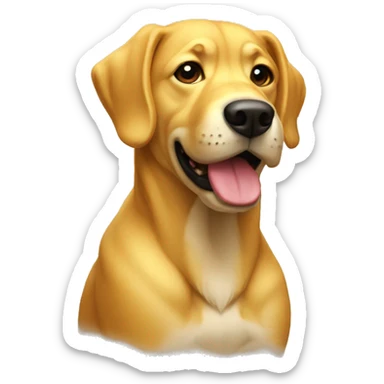 The Golden Dog of The TON Blockchain.  sticker