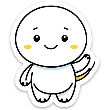 Happy 
 sticker