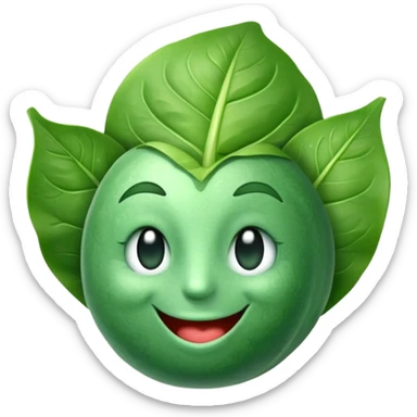 Winking Spinach sticker