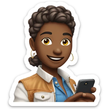 influencer social media sticker