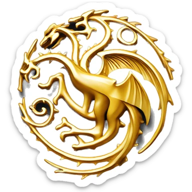 Logo Targaryen sticker
