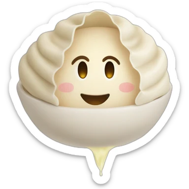 Khinkali Georgian dumpling sticker