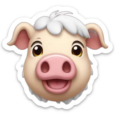 Chevaucheur de cochon sticker