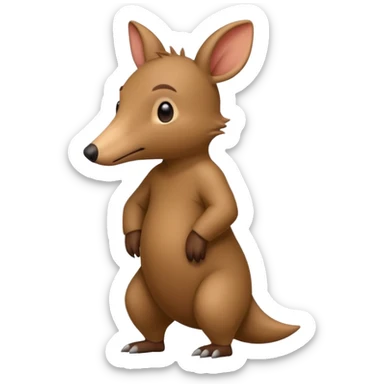 Aardvark emoji sticker