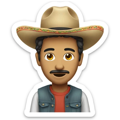 Short Mexican with a doobie sticker