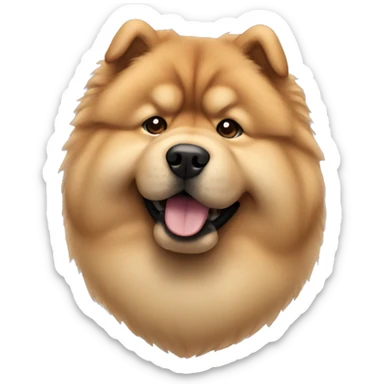 Chowchow dog sticker