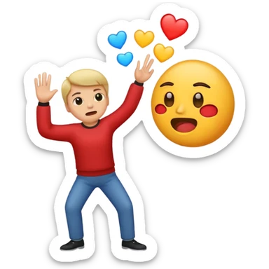 smacking another emoji  sticker