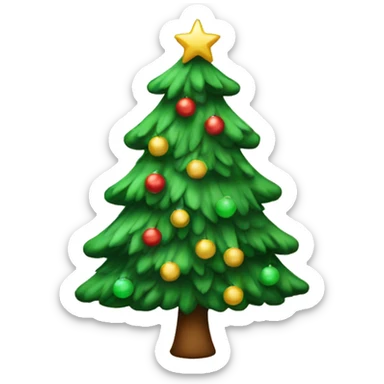 christmas tree  sticker