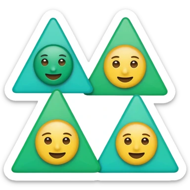 bandeirinhas de são joão, emoji style, green-aqua #00C7B4 tones, transparent background sticker