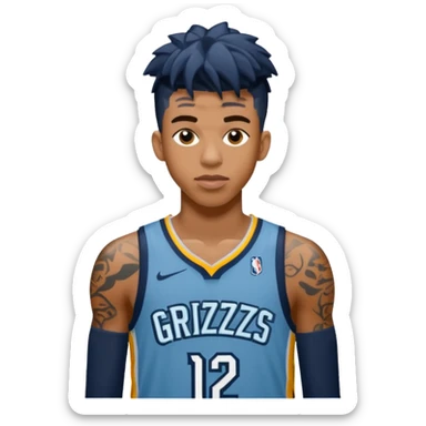 Ja Morant Grizzlies sticker
