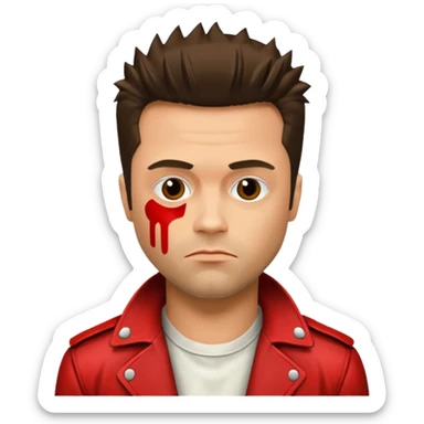 make tyler durden from fight club sticker